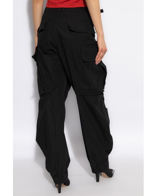 DSquared² Black Pants With Logo