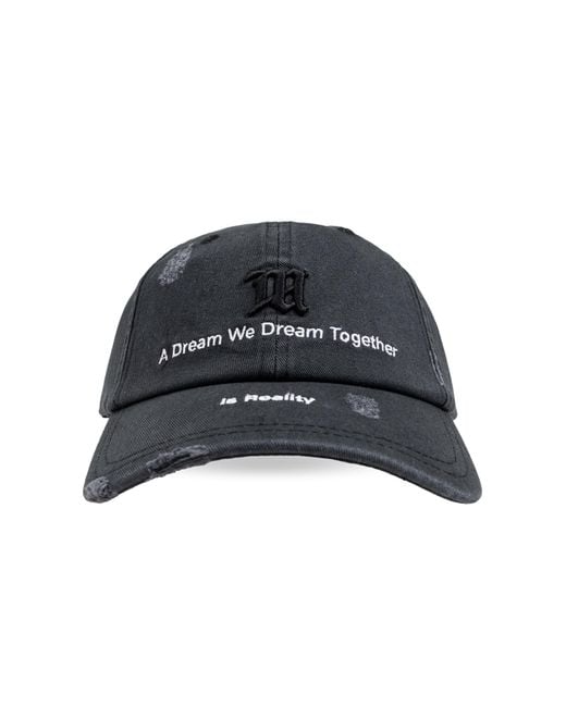 M I S B H V Black Baseball Cap