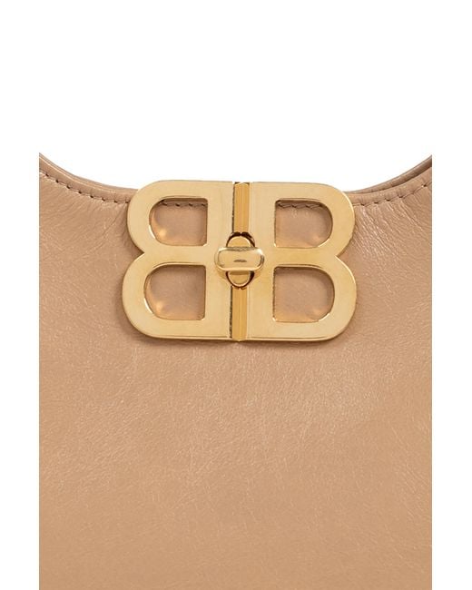 【BALENCIAGA】BB SOFT HOBO Sハンドバッグ【関税送料込】 Balenciaga Black Leather Bb Soft Handbag | italist