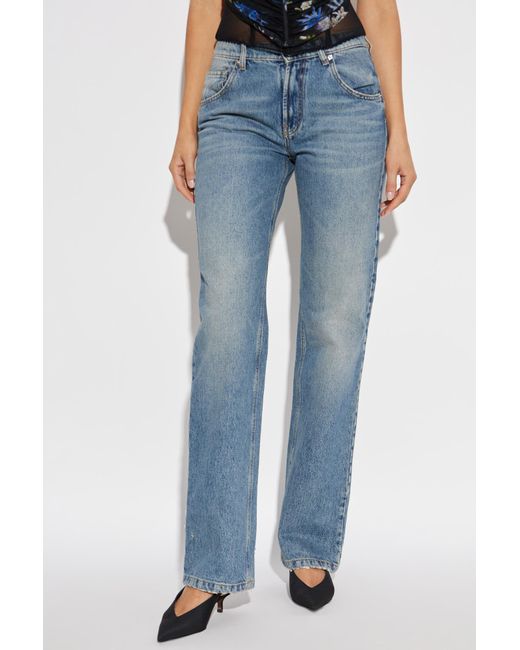 Blumarine Blue Jeans With 'Vintage' Effect