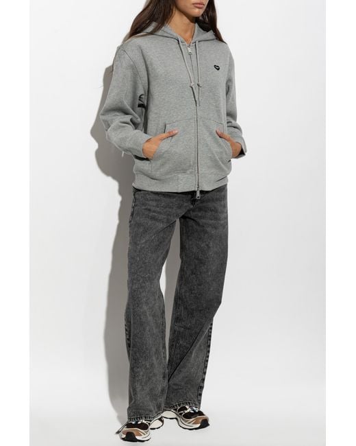 Carhartt Gray Sweatshirt 'Small Heart Path'