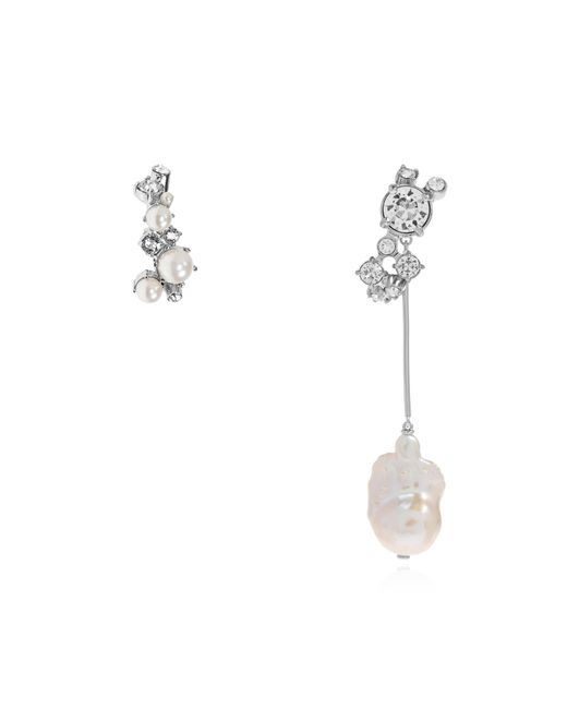 Givenchy Black Asymmetric Earrings