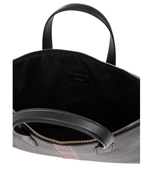Paul Smith Black Handheld Document Bag for men