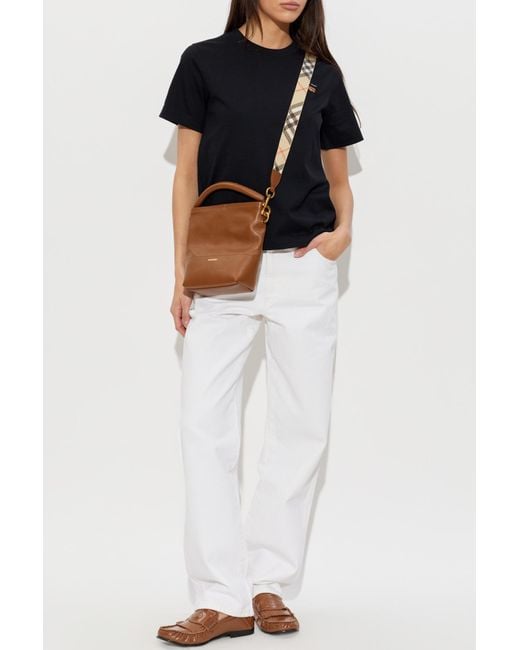 Burberry Black T-Shirt 'Frankie'