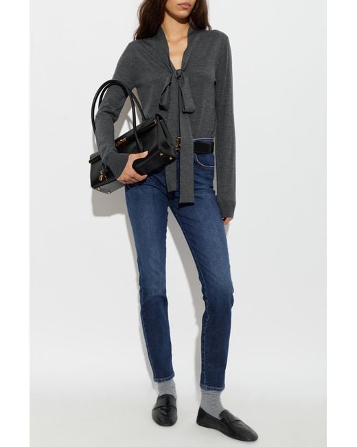 Dolce & Gabbana Blue Jeans With Tapered Legs