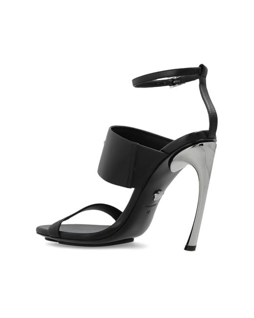 Versace Natural Heeled Sandals