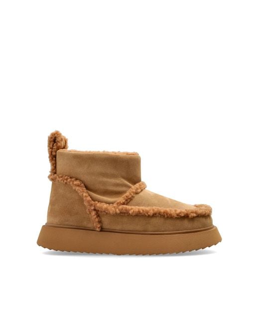 Inuikii Blue “Shearling Micro” Snow Boots