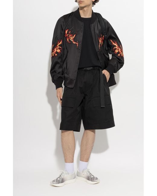 Y-3 Black 'Bomber' Jacket for men