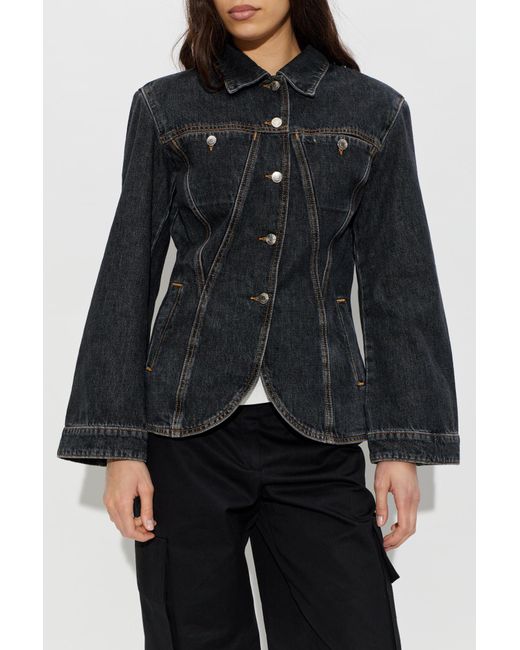 IRO Black 'Iloan' Denim Jacket