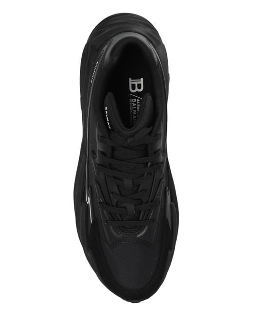 Balmain Black Sneakers Run-Row for men