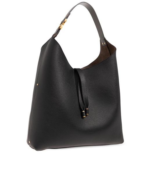 Chloé Black 'marcie' Hobo Shoulder Bag,