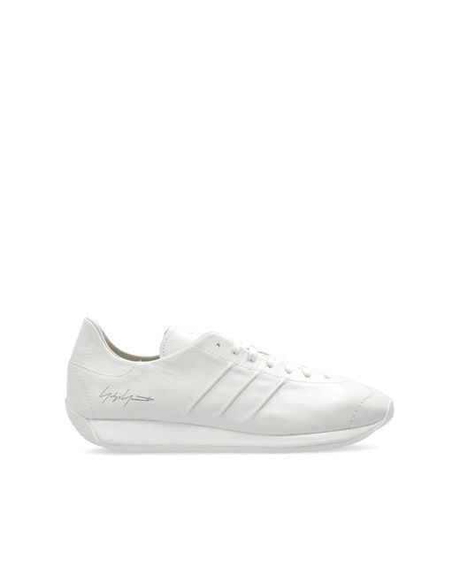 Y-3 White 'country' Sneakers,