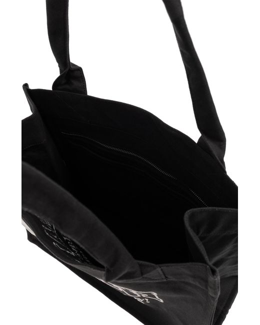 Ganni Black Shopper-Type Bag