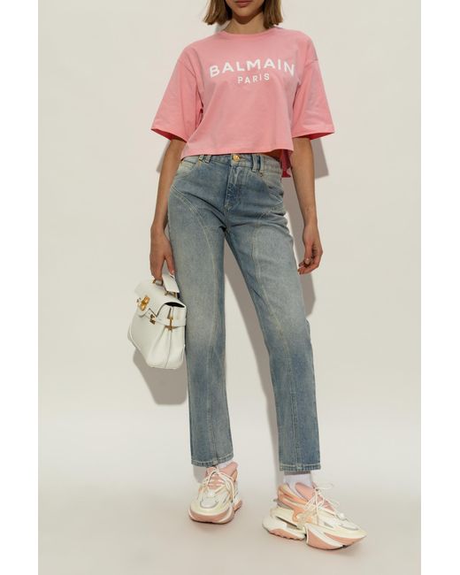 Balmain White Sneakers Unicorn