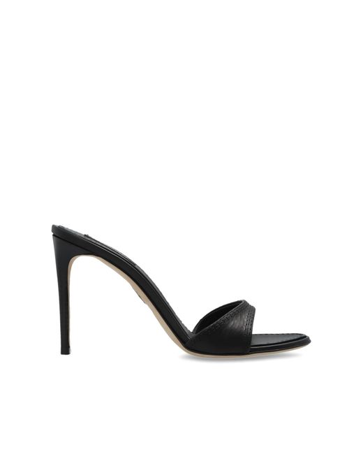 DSquared² Black Heeled Mules