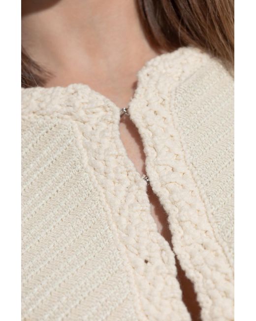 Rag & Bone Natural Cardigan With Pockets