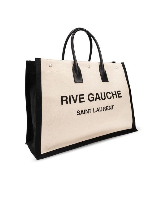 Saint Laurent Natural 'rive Gauche Large' Shopper Bag, for men