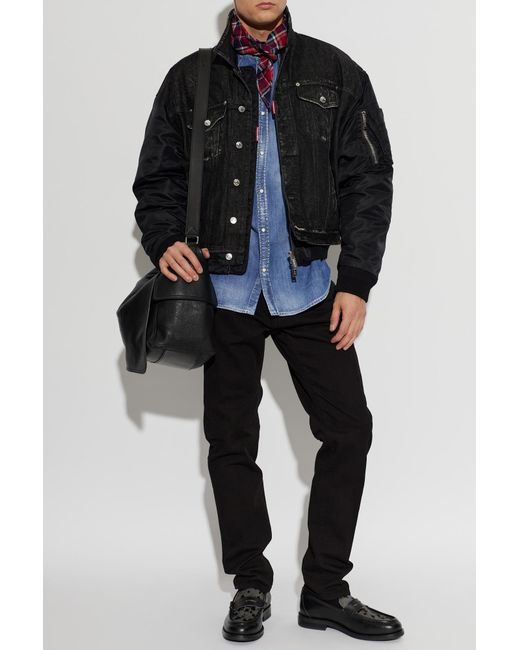 DSquared² Blue Denim Shirt for men