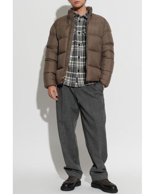 Woolrich Brown Oversized Puffer Jacket for men