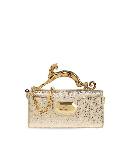 Lanvin Metallic "Pencil Cat Nano" Bag