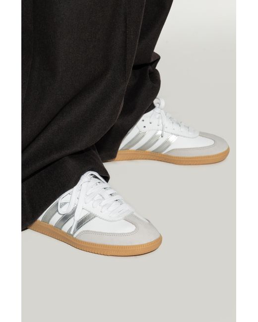 Adidas Originals White Sports Shoes Samba Og W