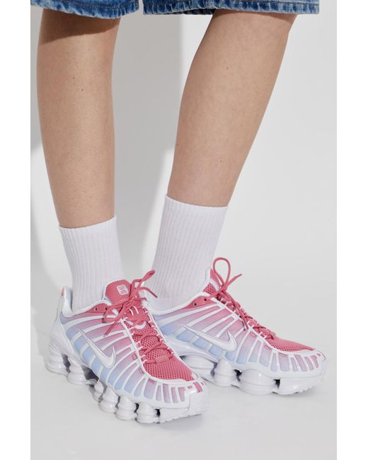 Nike Gray Sports Shoes "Shox Tl Fade"