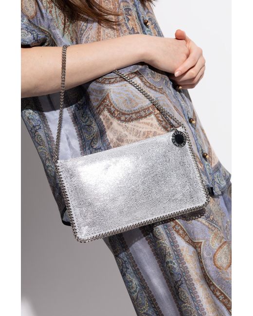 Stella McCartney Gray 'Falabella Pochette' Bag