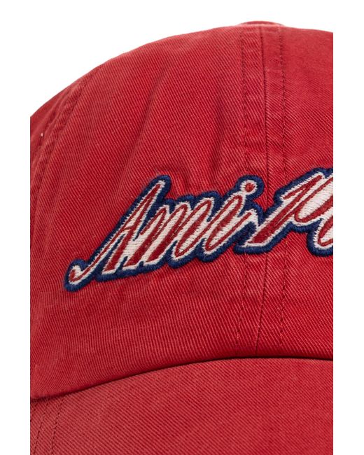 AMI Red Cap With Logo