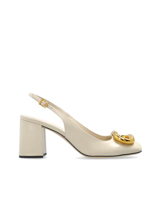 Marc Jacobs White Leather Heeled Shoes
