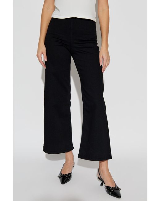 Rag Bone High Waisted Jeans Ankle in Black Lyst UK