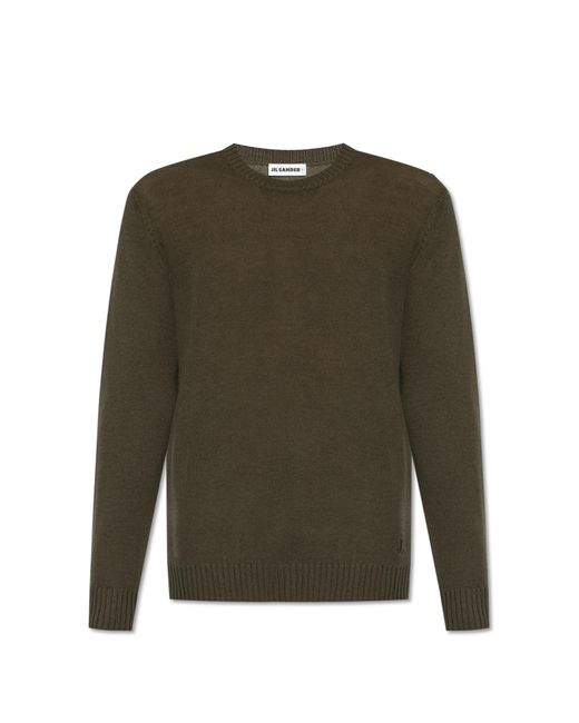 Jil Sander Green + Wool Sweater, for men