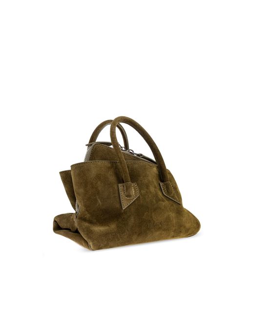 The Attico Green Handbag 'La Passeggiata Mini'