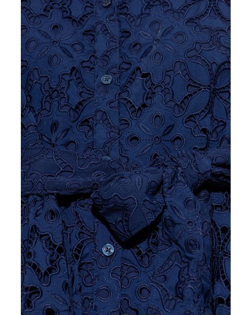 Kate Spade Lace Dress in Blue Lyst