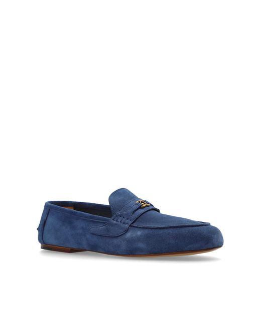 Gucci Blue Suede Loafers, for men