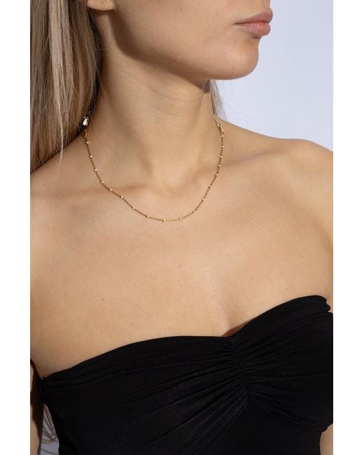 Isabel Marant Black Brass Necklace
