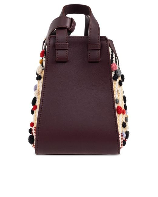 Loewe Red Handbag 'Hammock'