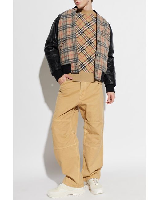 Burberry Brown 'Rosewell' Bomber Jacket for men