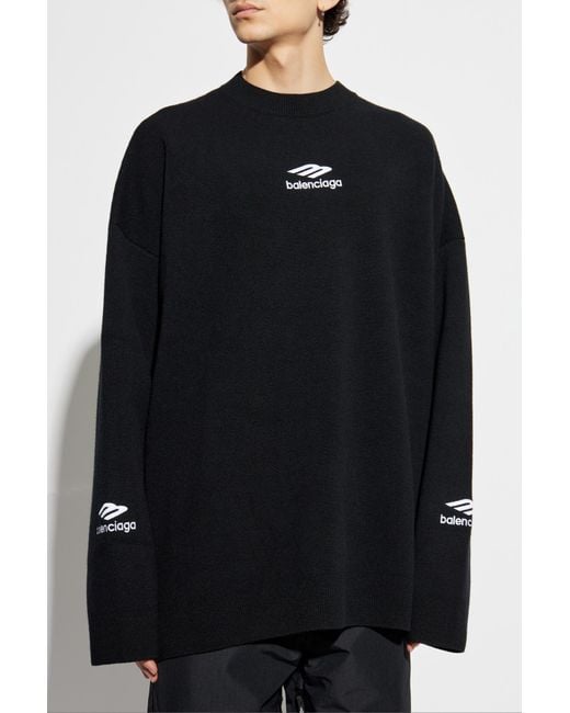 Balenciaga Blue Wool Sweater From The Skiwear Collection, for men
