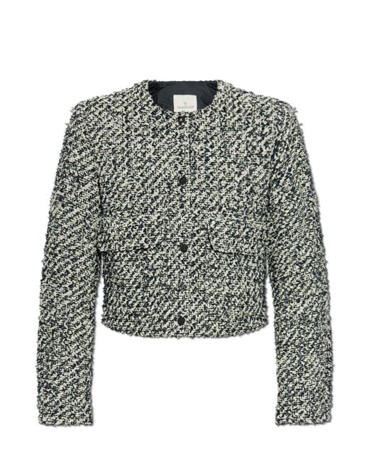 Moncler Multicolor Tweed Down Jacket Duphin