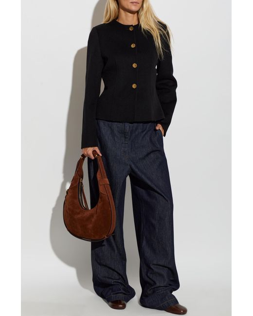 Arma Black Wool Jacket 'Lorena'