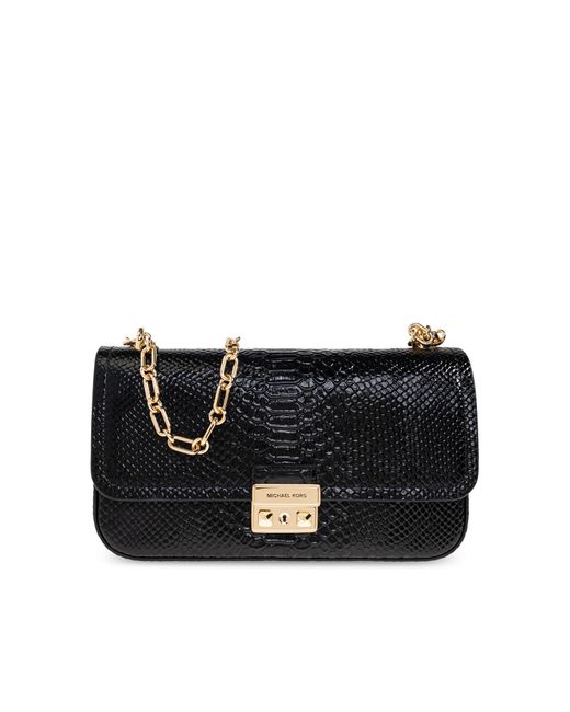 MICHAEL Michael Kors Black Shoulder Bag "Tribeca Large"