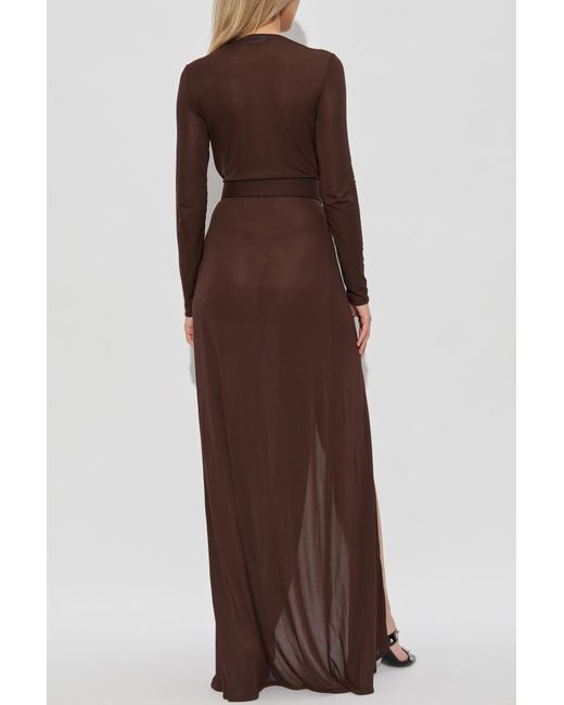 DSquared² Brown Maxi Dresses