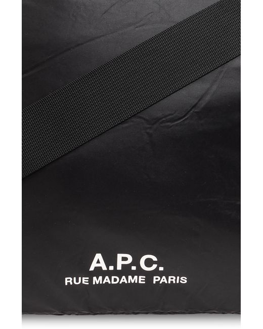 A.P.C. Black Shoulder Bag for men