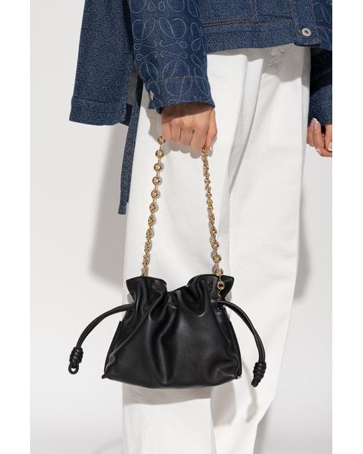Loewe 'flamenco Mini' Handbag in Black | Lyst