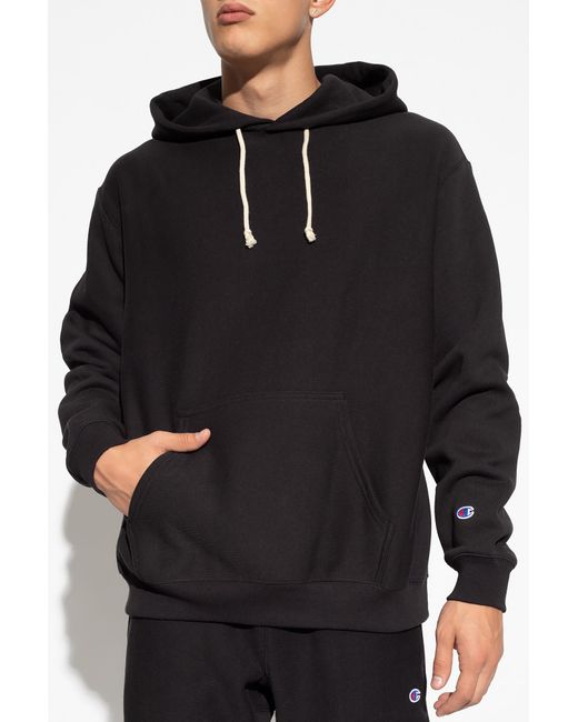 Champion hotsell patch hoodie
