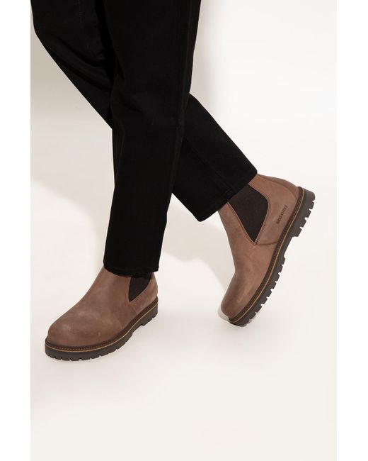 Birkenstock Leather 'stalon Ii' Chelsea Boots in Brown for Men | Lyst ...