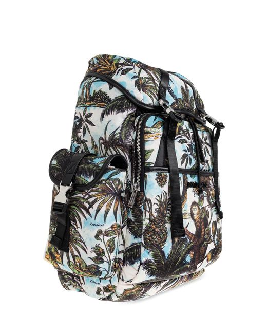 DSquared² Black Backpack With Logo for men