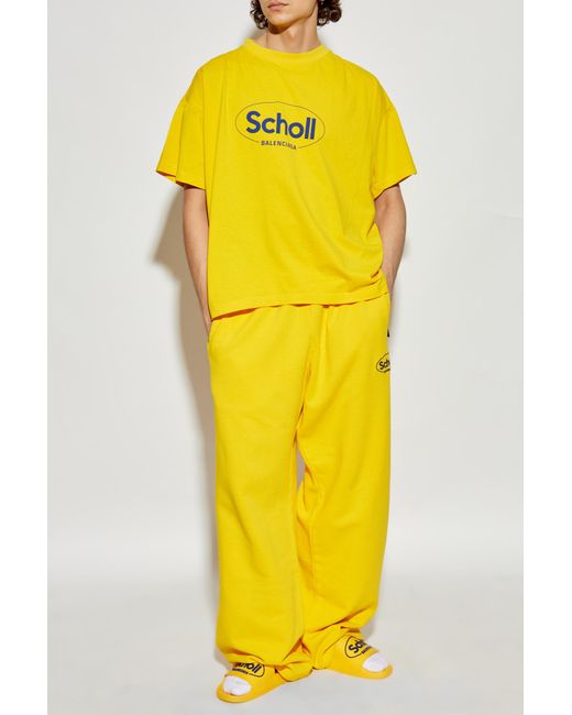 Balenciaga Yellow X Scholl for men