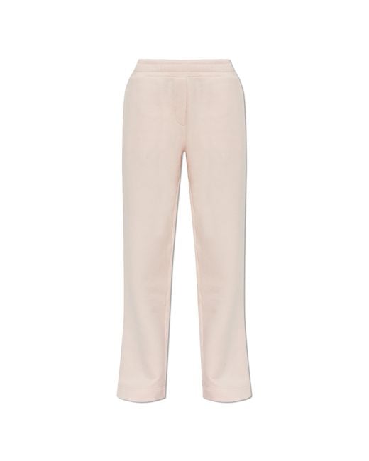 Dolce & Gabbana White Sweatpants With Embroidered Logo On The Pocket