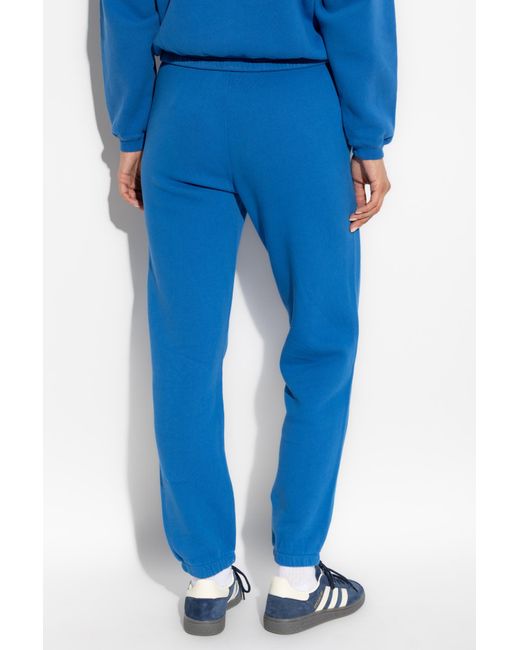 American Vintage Blue Sweatshirt With Printed Logo,